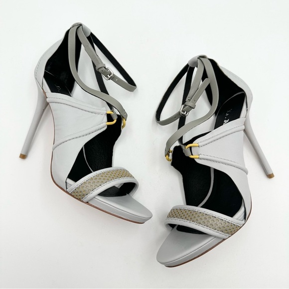 L.A.M.B. Bailey High Heel Sandal Gray - Picture 1 of 11